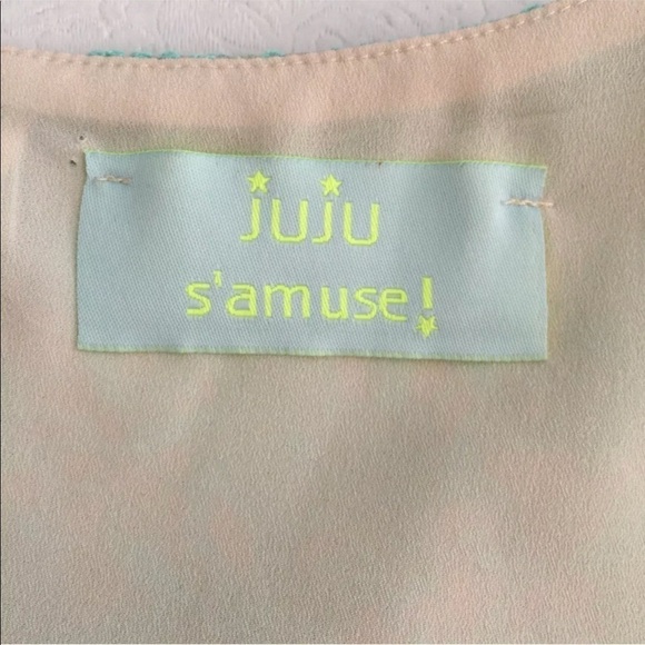 JuJu S'amuse Mint Shift Dress Sleeveless Cut-Out - Picture 8 of 8